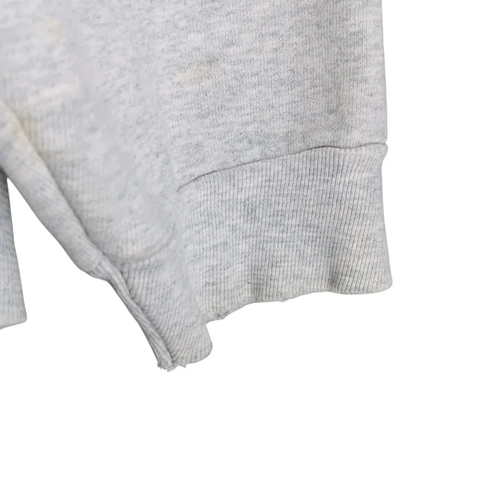 Vintage Y2K Polo‎ Ralph Lauren Sweatshirt XL Gray Crewneck USA Made Fleece Pony